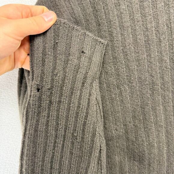 Vintage banana Republic Sweater men's Medium Green Turtleneck Knit Wool 90s - Picture 7 of 10